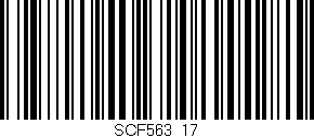 Código de barras (EAN, GTIN, SKU, ISBN): 'SCF563/17'