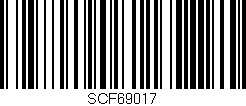 Código de barras (EAN, GTIN, SKU, ISBN): 'SCF69017'