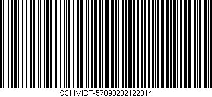 Código de barras (EAN, GTIN, SKU, ISBN): 'SCHMIDT-57890202122314'