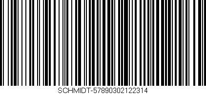 Código de barras (EAN, GTIN, SKU, ISBN): 'SCHMIDT-57890302122314'
