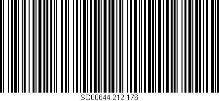 Código de barras (EAN, GTIN, SKU, ISBN): 'SD00644.212.176'