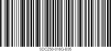 Código de barras (EAN, GTIN, SKU, ISBN): 'SDCZ50-016G-B35'