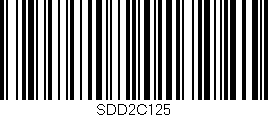 Código de barras (EAN, GTIN, SKU, ISBN): 'SDD2C125'