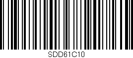 Código de barras (EAN, GTIN, SKU, ISBN): 'SDD61C10'