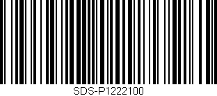 Código de barras (EAN, GTIN, SKU, ISBN): 'SDS-P1222100'