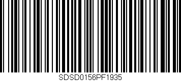 Código de barras (EAN, GTIN, SKU, ISBN): 'SDSD0156PF1935'
