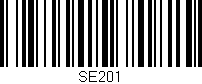 Código de barras (EAN, GTIN, SKU, ISBN): 'SE201'