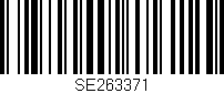 Código de barras (EAN, GTIN, SKU, ISBN): 'SE263371'