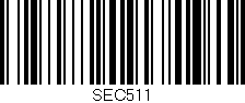 Código de barras (EAN, GTIN, SKU, ISBN): 'SEC511'
