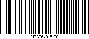 Código de barras (EAN, GTIN, SKU, ISBN): 'SES064915-00'