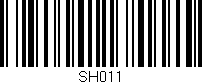 Código de barras (EAN, GTIN, SKU, ISBN): 'SH011'