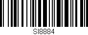 Código de barras (EAN, GTIN, SKU, ISBN): 'SI8884'