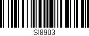 Código de barras (EAN, GTIN, SKU, ISBN): 'SI8903'