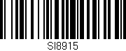 Código de barras (EAN, GTIN, SKU, ISBN): 'SI8915'