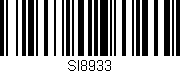 Código de barras (EAN, GTIN, SKU, ISBN): 'SI8933'