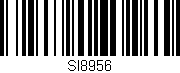 Código de barras (EAN, GTIN, SKU, ISBN): 'SI8956'