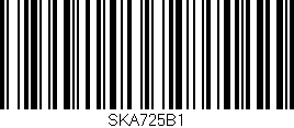 Código de barras (EAN, GTIN, SKU, ISBN): 'SKA725B1'