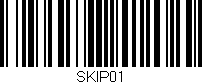 Código de barras (EAN, GTIN, SKU, ISBN): 'SKIP01'