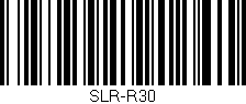 Código de barras (EAN, GTIN, SKU, ISBN): 'SLR-R30'