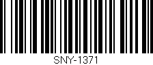 Código de barras (EAN, GTIN, SKU, ISBN): 'SNY-1371'