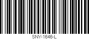 Código de barras (EAN, GTIN, SKU, ISBN): 'SNY-1646-L'