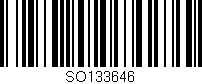 Código de barras (EAN, GTIN, SKU, ISBN): 'SO133646'