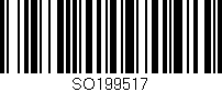 Código de barras (EAN, GTIN, SKU, ISBN): 'SO199517'