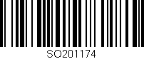 Código de barras (EAN, GTIN, SKU, ISBN): 'SO201174'