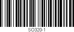 Código de barras (EAN, GTIN, SKU, ISBN): 'SO320-1'