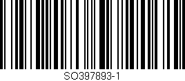 Código de barras (EAN, GTIN, SKU, ISBN): 'SO397893-1'