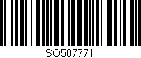 Código de barras (EAN, GTIN, SKU, ISBN): 'SO507771'