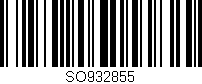 Código de barras (EAN, GTIN, SKU, ISBN): 'SO932855'