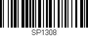 Código de barras (EAN, GTIN, SKU, ISBN): 'SP1308'