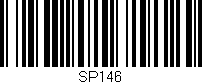 Código de barras (EAN, GTIN, SKU, ISBN): 'SP146'