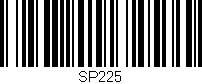Código de barras (EAN, GTIN, SKU, ISBN): 'SP225'