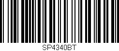 Código de barras (EAN, GTIN, SKU, ISBN): 'SP4340BT'