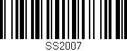 Código de barras (EAN, GTIN, SKU, ISBN): 'SS2007'