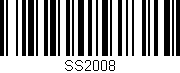 Código de barras (EAN, GTIN, SKU, ISBN): 'SS2008'