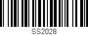 Código de barras (EAN, GTIN, SKU, ISBN): 'SS2028'