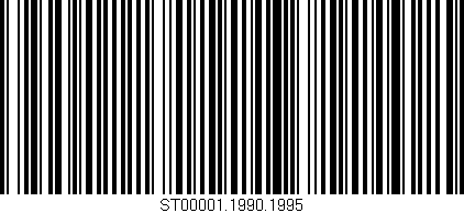 Código de barras (EAN, GTIN, SKU, ISBN): 'ST00001.1990.1995'