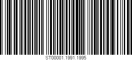 Código de barras (EAN, GTIN, SKU, ISBN): 'ST00001.1991.1995'