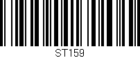 Código de barras (EAN, GTIN, SKU, ISBN): 'ST159'