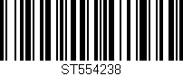 Código de barras (EAN, GTIN, SKU, ISBN): 'ST554238'