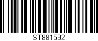 Código de barras (EAN, GTIN, SKU, ISBN): 'ST881592'