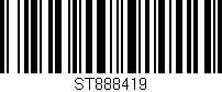 Código de barras (EAN, GTIN, SKU, ISBN): 'ST888419'