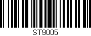 Código de barras (EAN, GTIN, SKU, ISBN): 'ST9005'