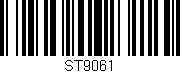 Código de barras (EAN, GTIN, SKU, ISBN): 'ST9061'