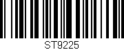 Código de barras (EAN, GTIN, SKU, ISBN): 'ST9225'