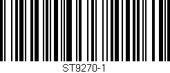 Código de barras (EAN, GTIN, SKU, ISBN): 'ST9270-1'