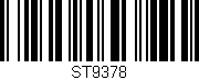 Código de barras (EAN, GTIN, SKU, ISBN): 'ST9378'